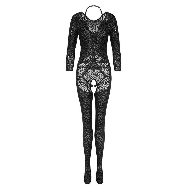 Black Full Body Lingerie 8031