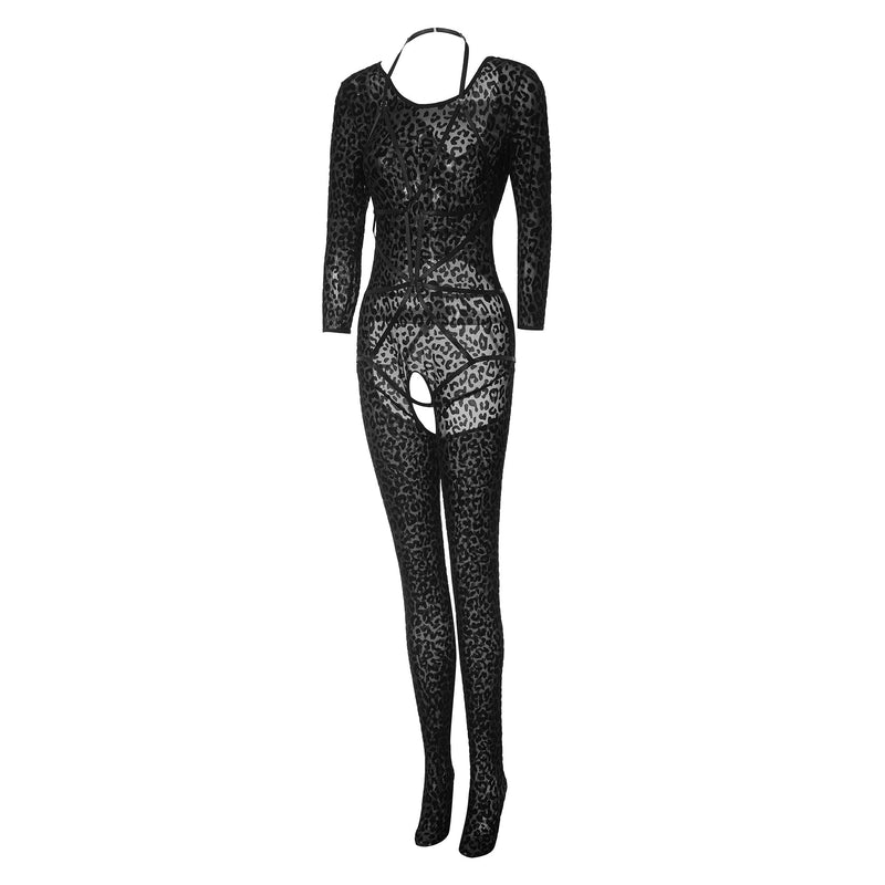 Black Full Body Lingerie 8031