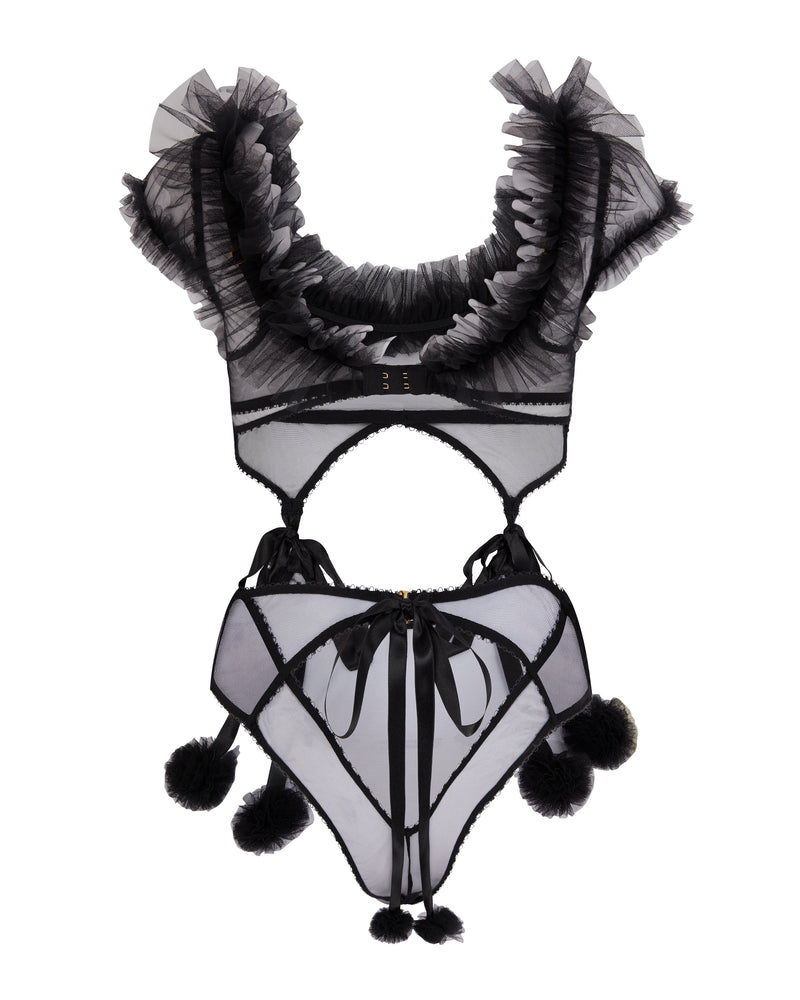 Black Fancy Lingerie 4347