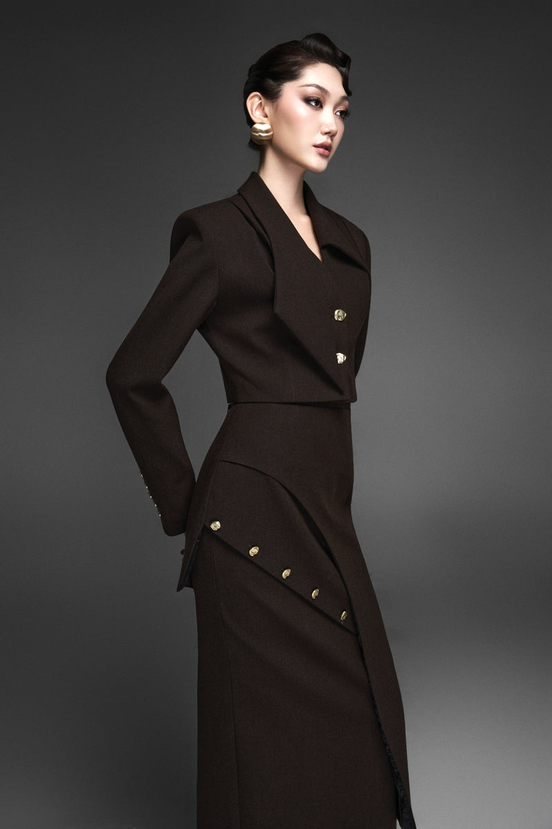 Black skirt suit