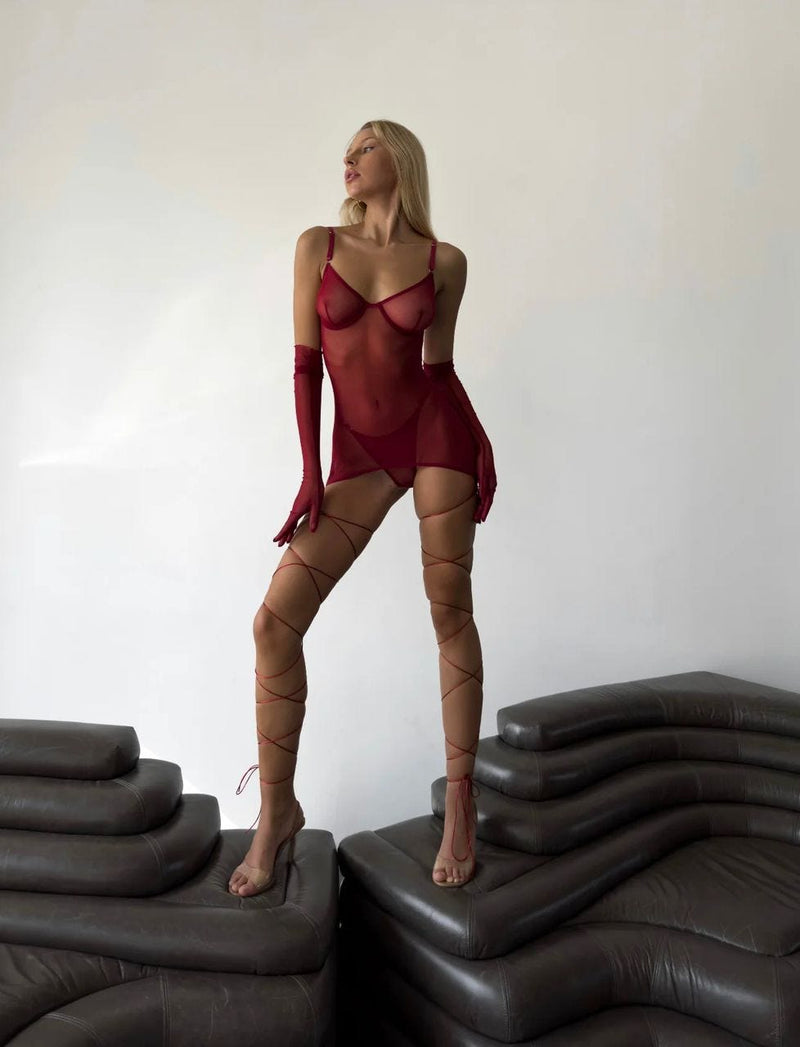 Maroon Lingerie