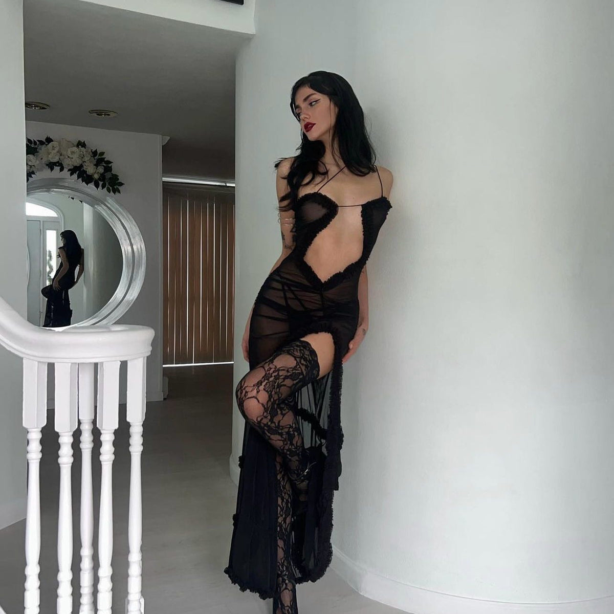 Jade black dress