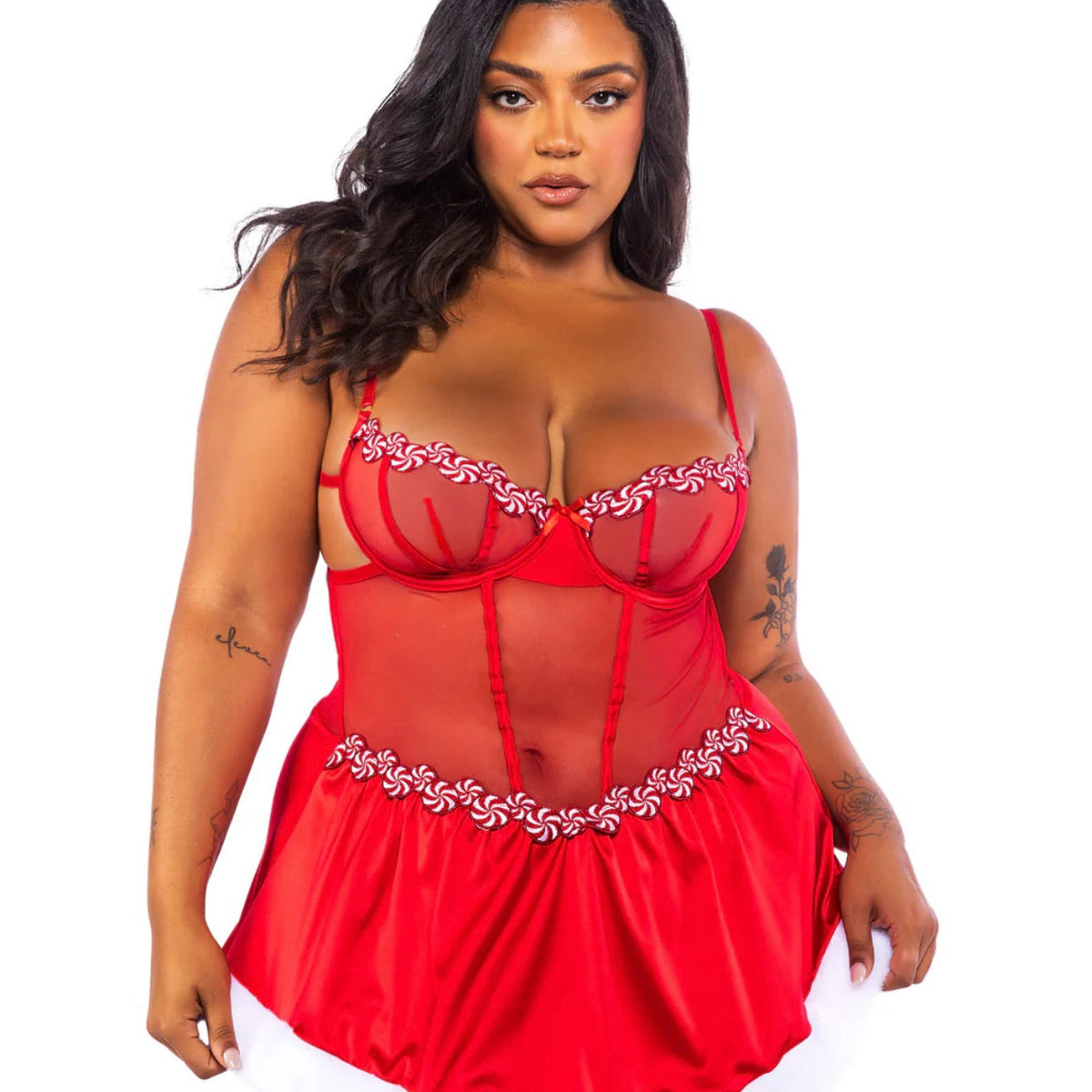 Peppermint Kiss Babydoll