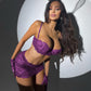 Purple Fancy Lingerie 4380