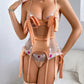 Orange Lingerie 4022