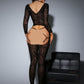 Black Full Body Lingerie 8031