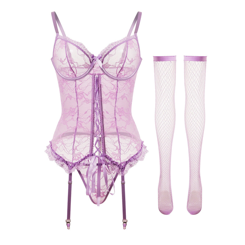 Angela  Purple Lingerie 542