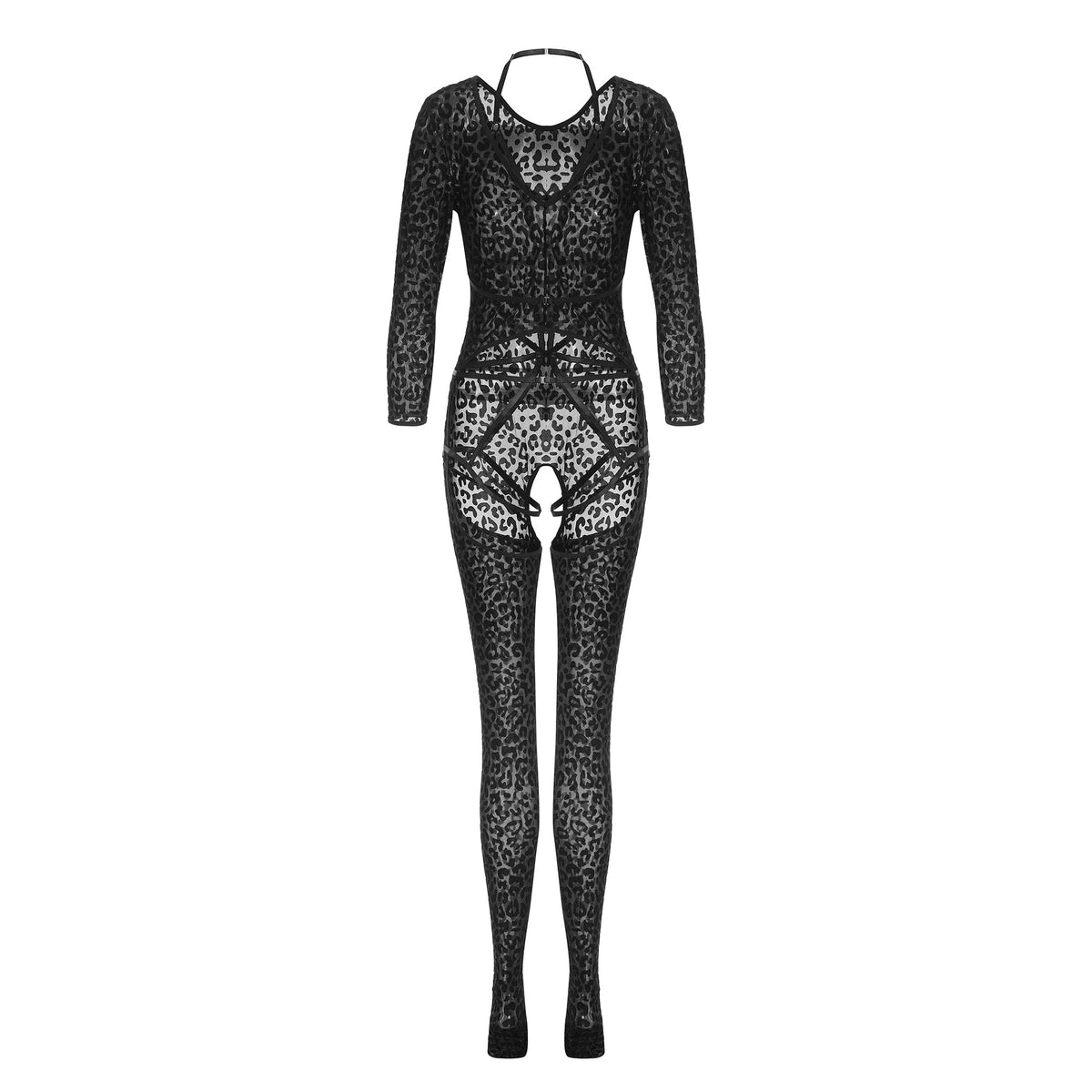 Black Full Body Lingerie 8031