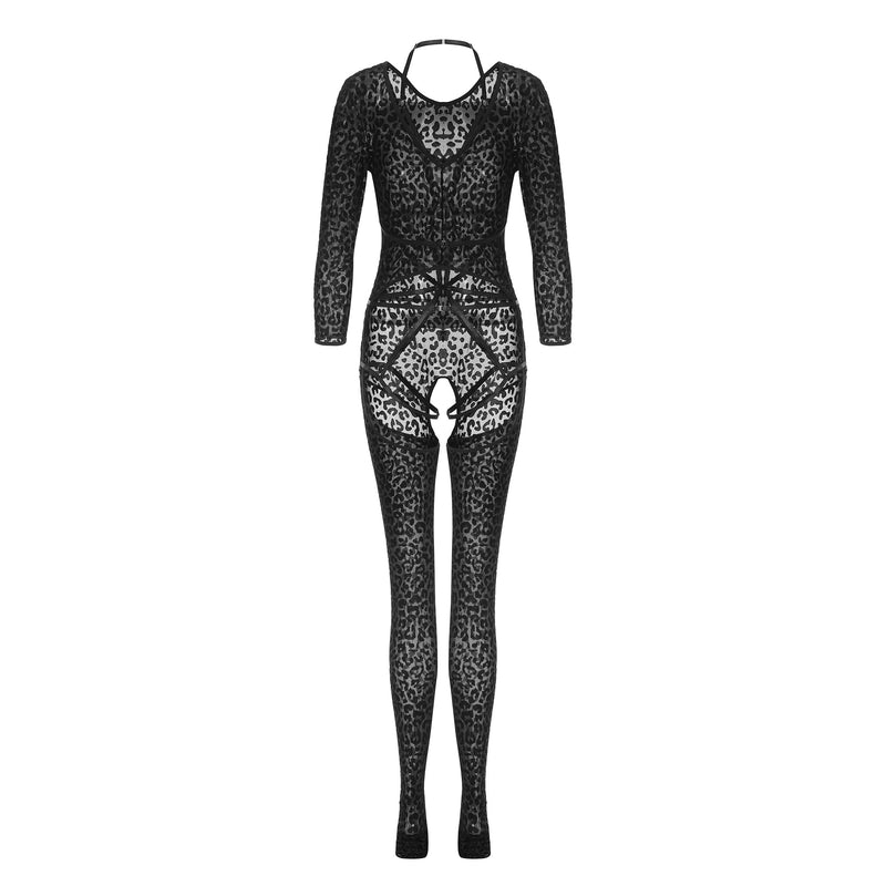 Black Full Body Lingerie 8031