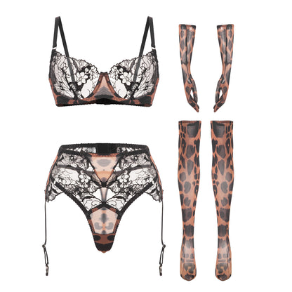 Molly Leopard Lingerie 4638