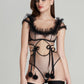 Black Fancy Lingerie 4347