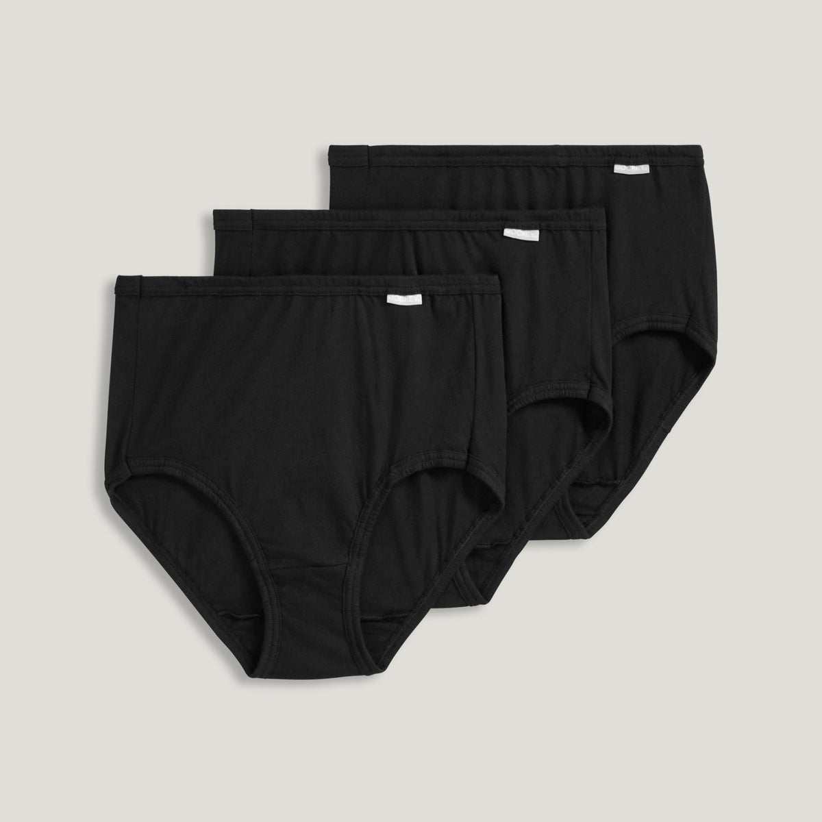 Jockey عبوة من 3 سراويل داخلية كاملة لفترة الدورة الشهرية فائقة الامتصاص ومضادة للتسرب Elance® Brief - 3 Pack