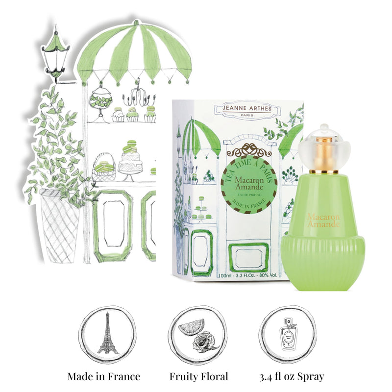 Macaron Almond Eau De Parfum 3.4 fl oz (100 ml) Perfume Men Women