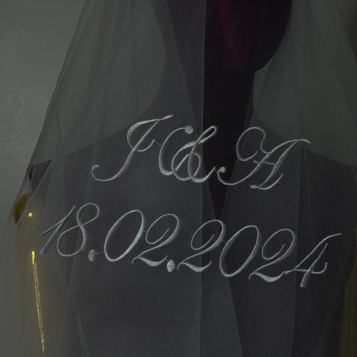 Embroidery veil تطريز طرحة