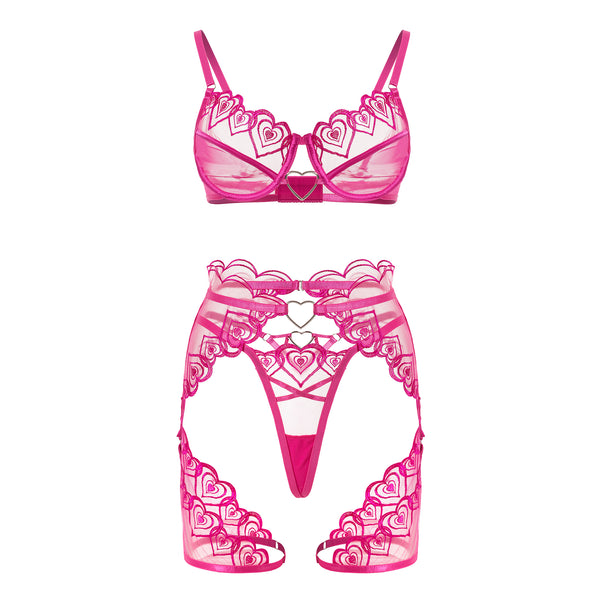 Neon Pink Lingerie