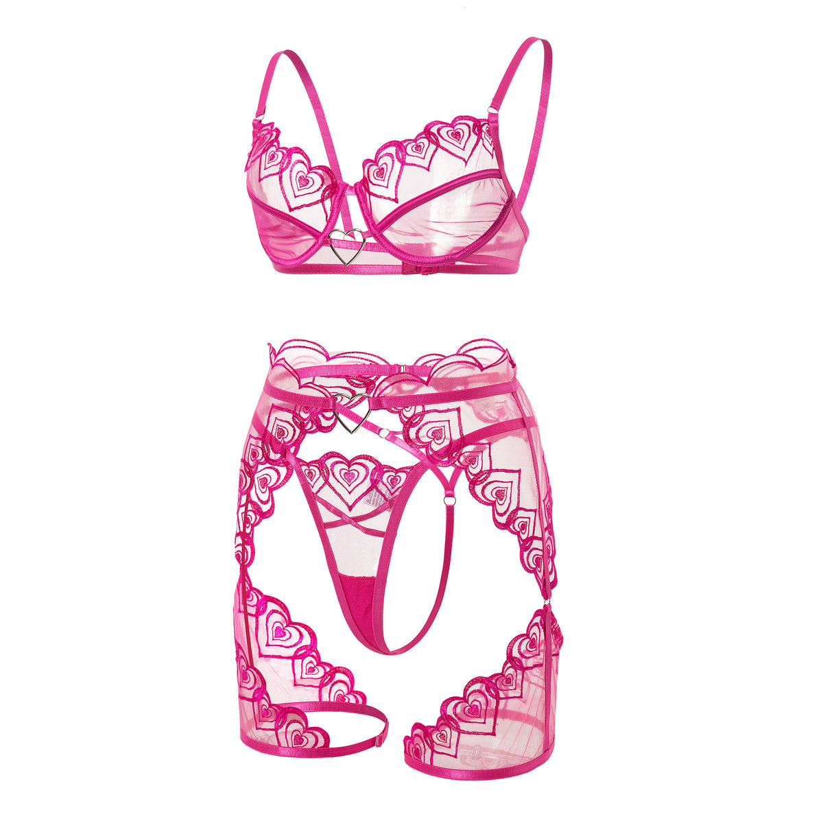 Neon Pink Lingerie