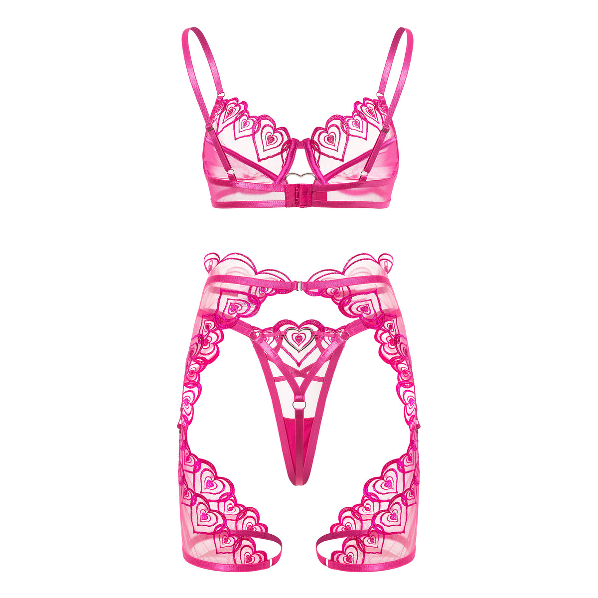 Neon Pink Lingerie