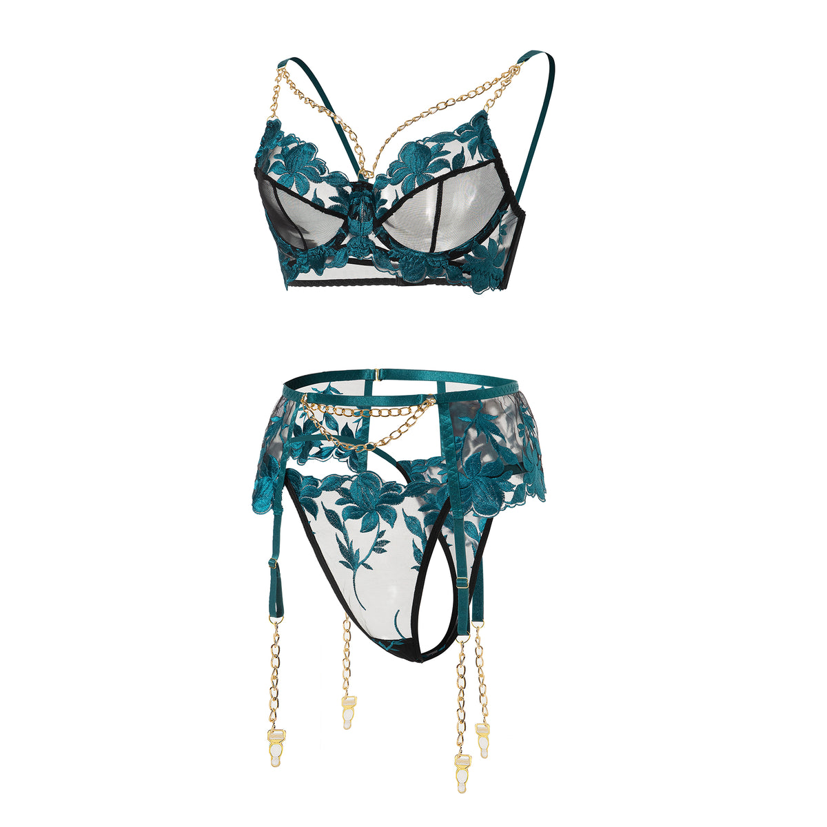 Mystic Bloom blue Lingerie