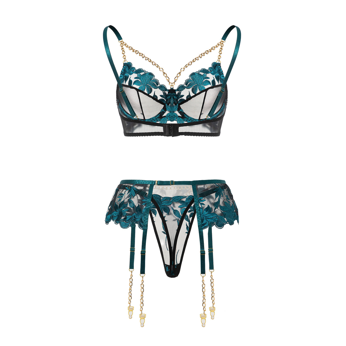 Mystic Bloom blue Lingerie