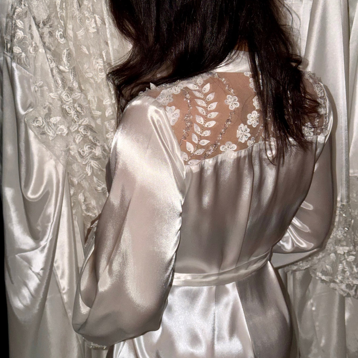 Bridal robe custom