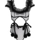Black Fancy Lingerie 4347