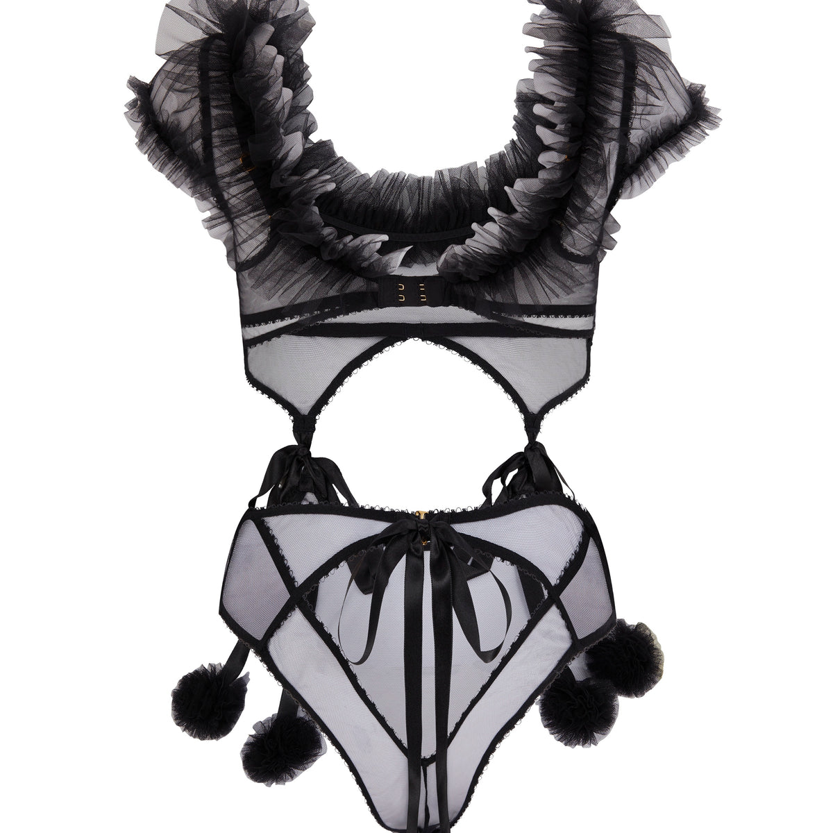 Luna black Lingerie 4347