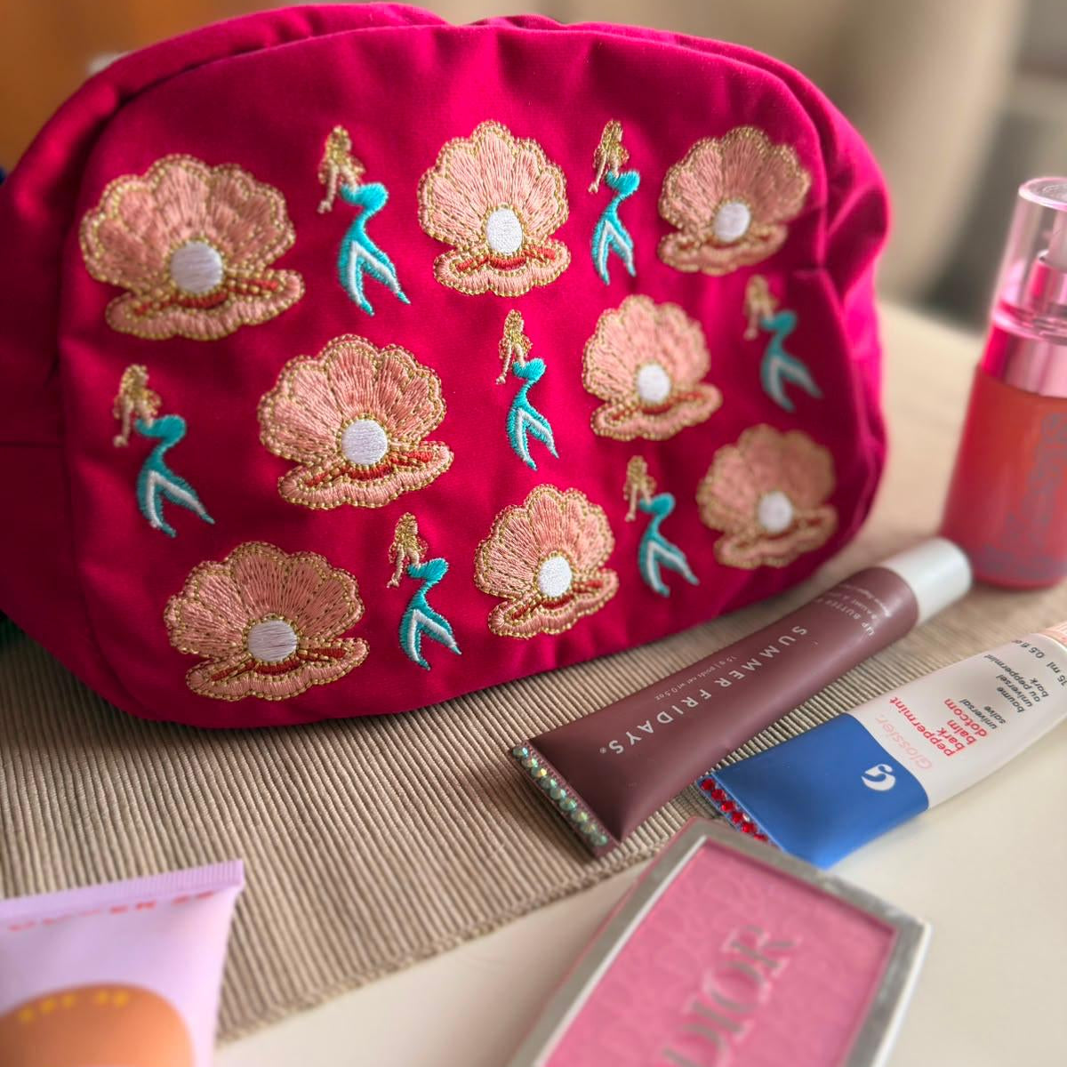 Makeup bag ps pink