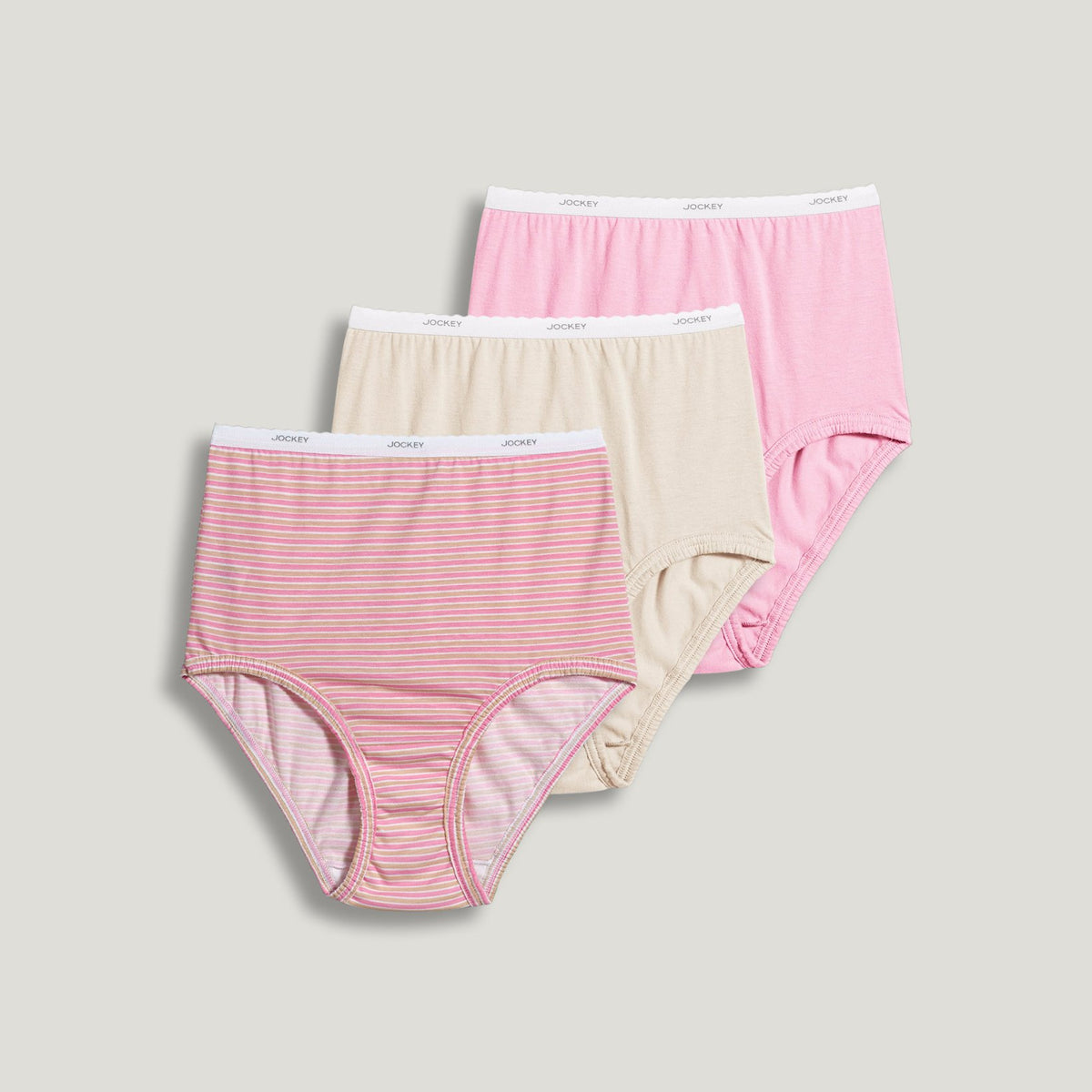 Jockey  Classic Brief - 3 Pack pink