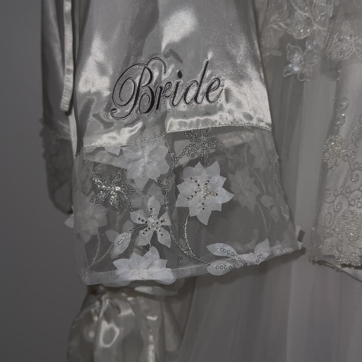 Bridal robe custom