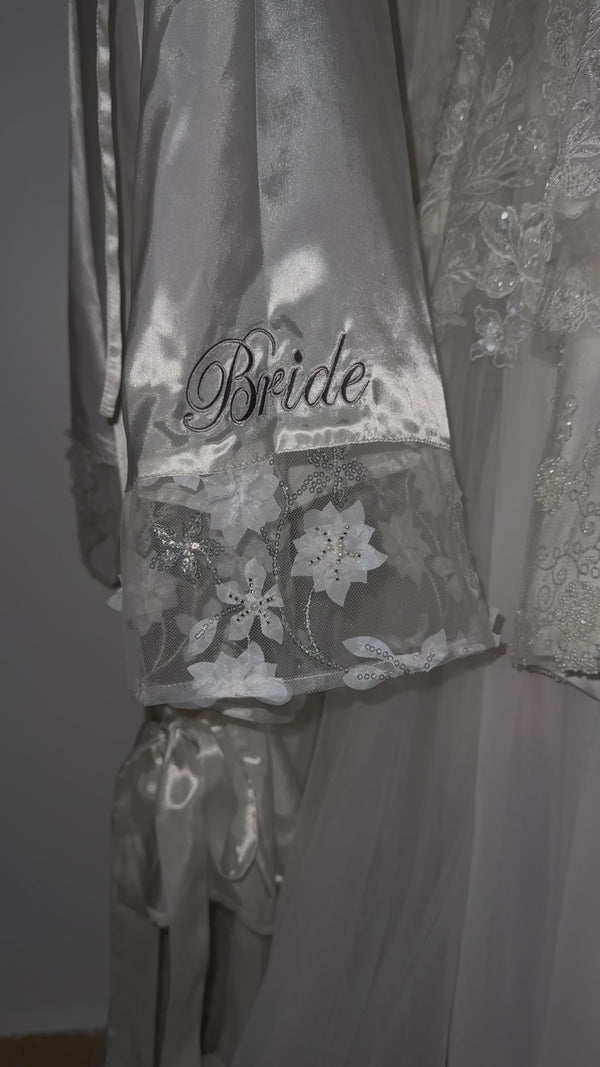 Bridal robe custom