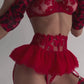 Red floral