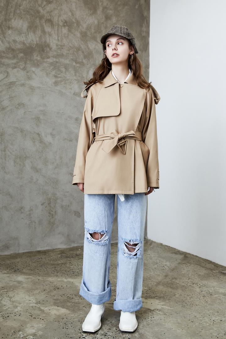Beige winter jacket