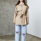 Beige winter jacket
