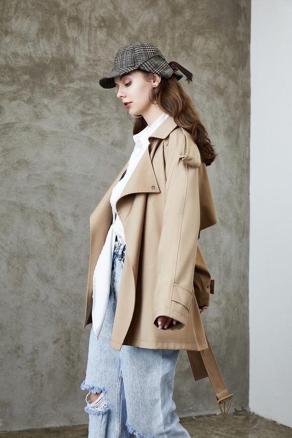 Beige winter jacket