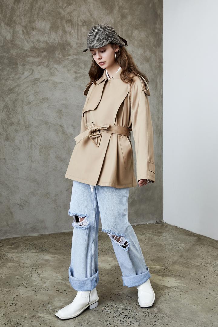 Beige winter jacket