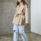 Beige winter jacket
