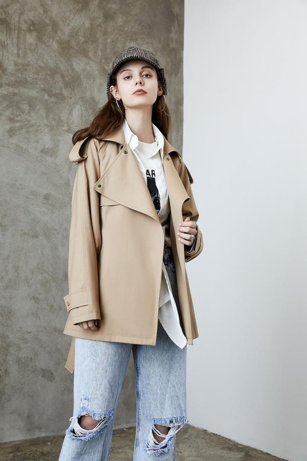 Beige winter jacket